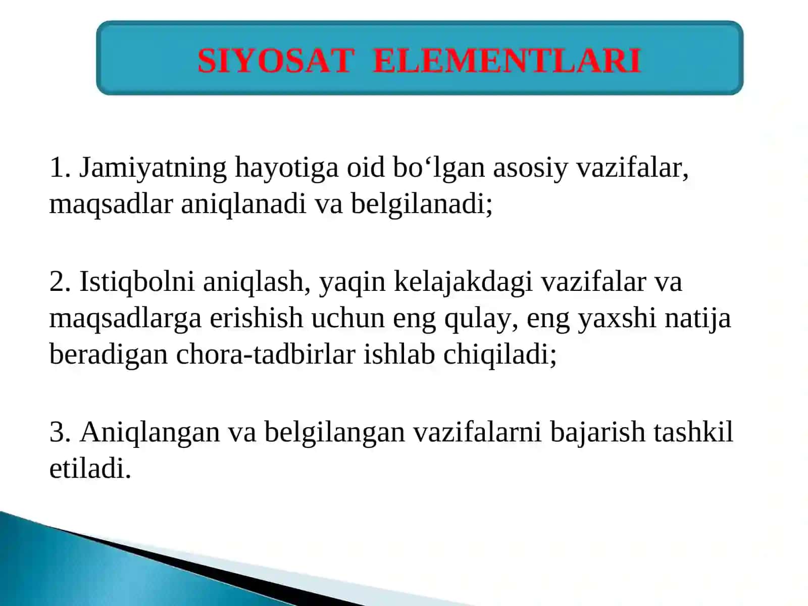MOLIYAVIY SIYOSAT 3