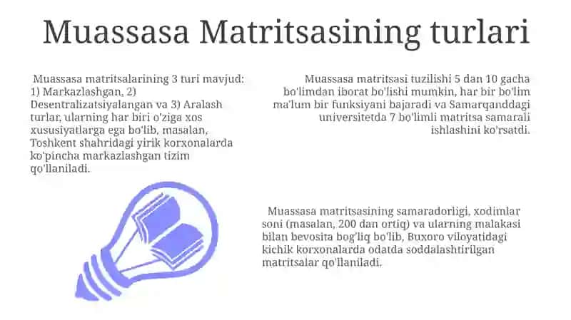 Institutsional matritsa 3
