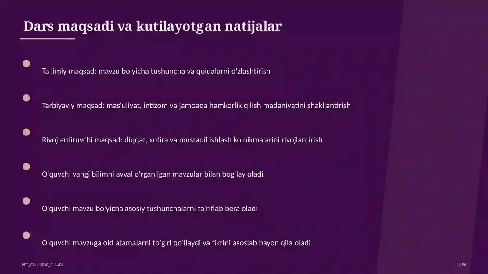 Sinf soati va tarbiyaviy tadbirlar 3