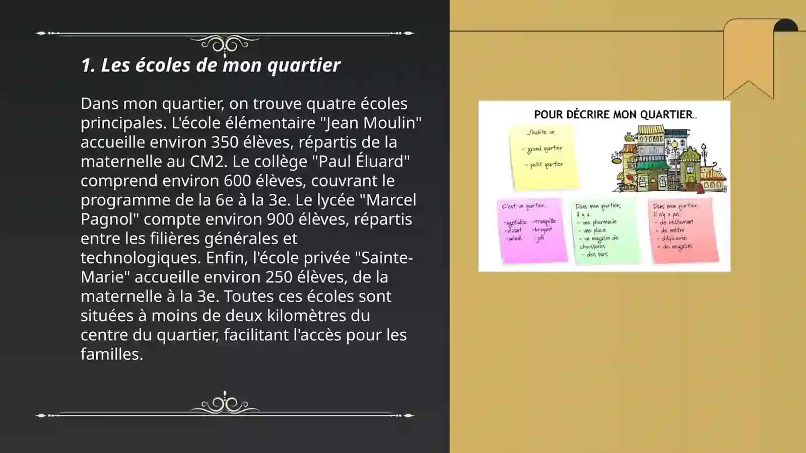 Mon quartier et ses lieus importants 3