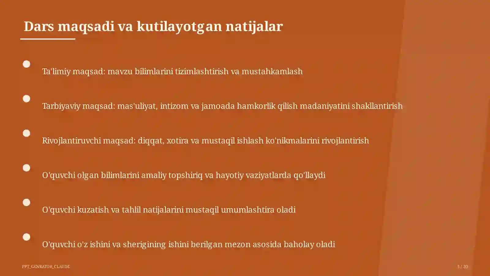 PowerPoint dasturida taqdimot yaratish (7-sinf) 3