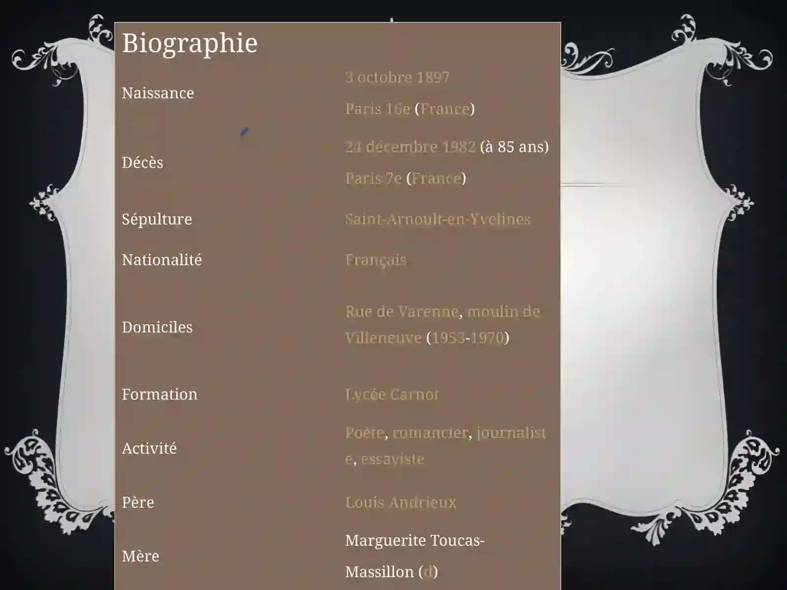 Sûr Louis Aragon biographie 3