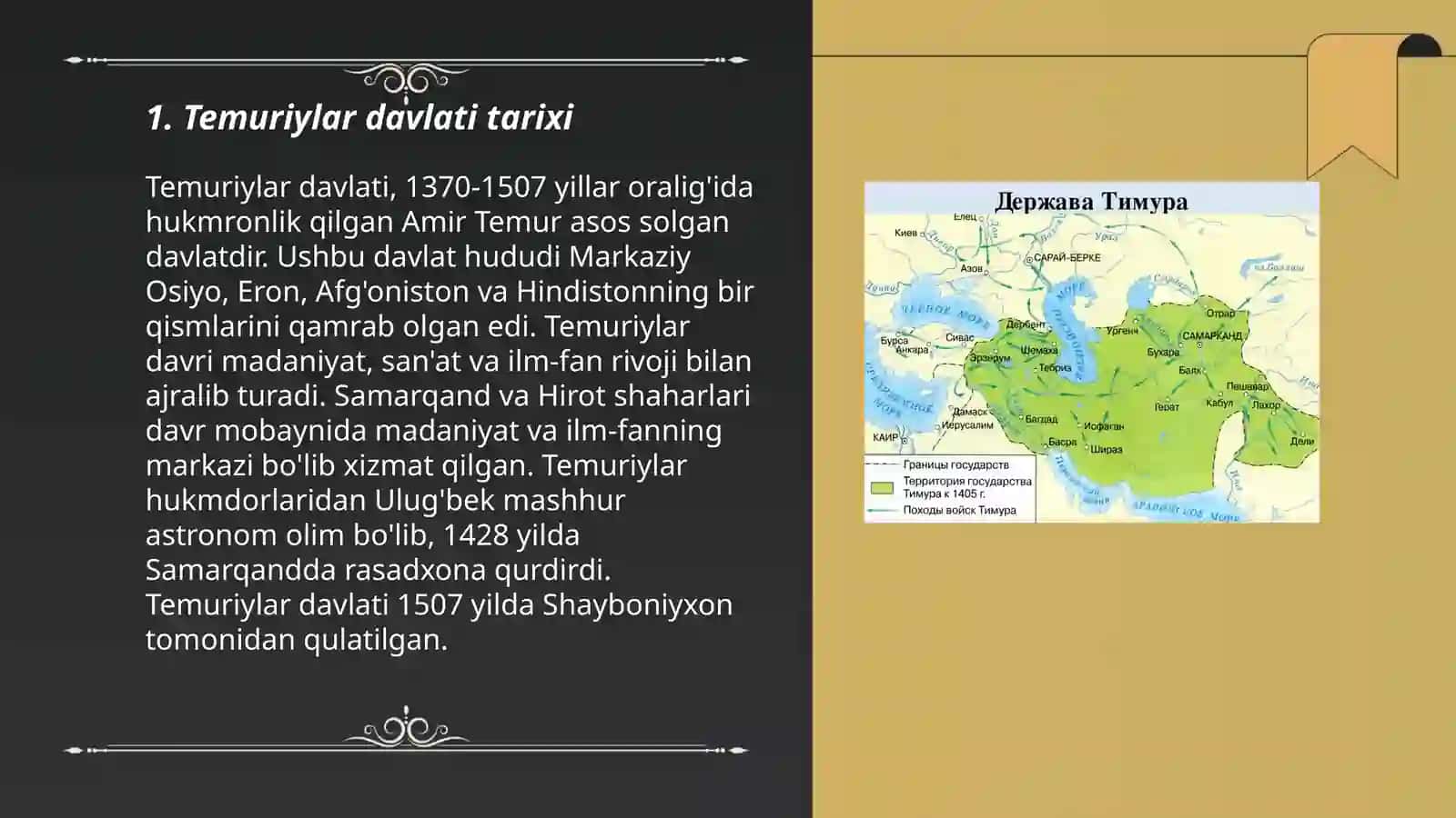Temuriylar davlati tarixi 3