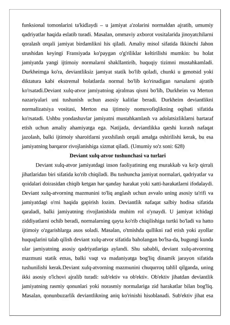 Deviant xulq-atvor turlari 3