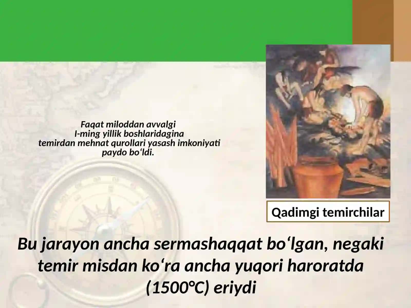Temirdan mehnat qurollari tarixi 3