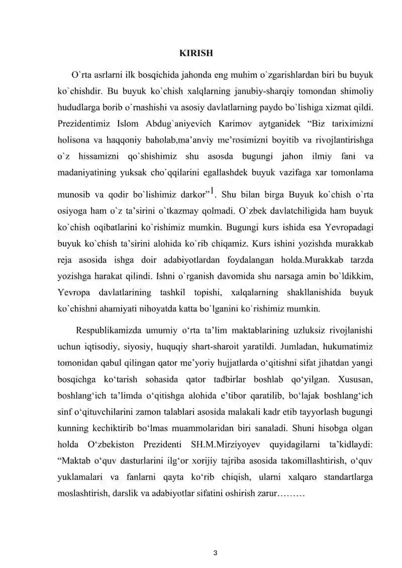 Varvar qiroligini tashkil topishi. 3
