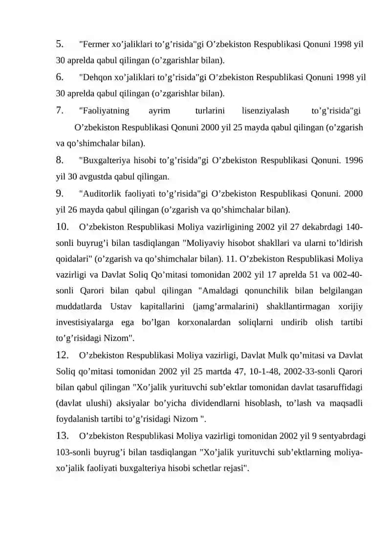 Xususiy kapital auditining mе’yoriy asoslari 3