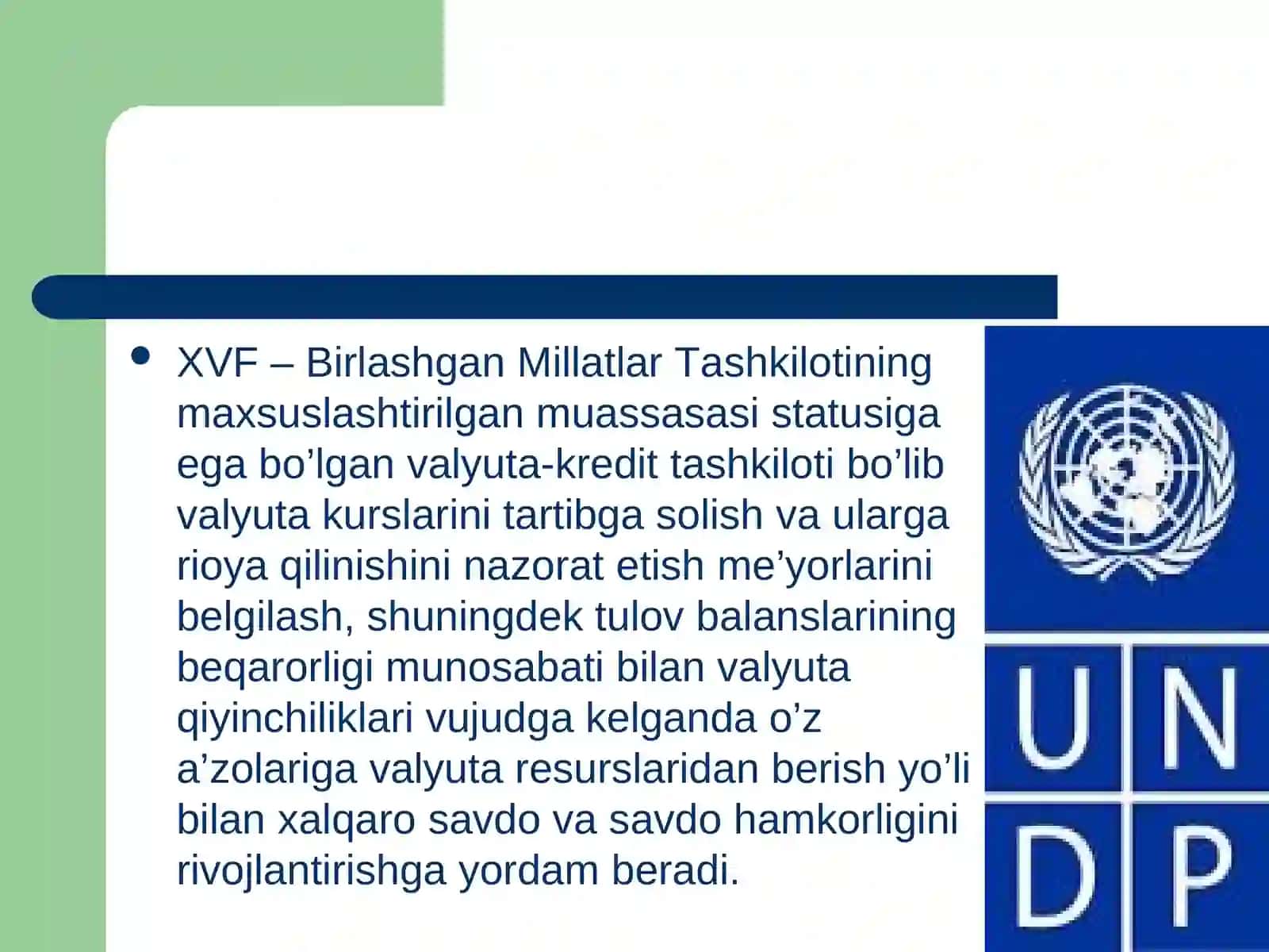 Xalqaro valyuta-kredit va moliya bozori 3