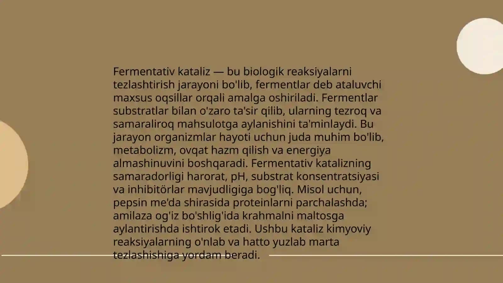 Fermentativ kataliz 3