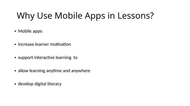 Lesson design using mobile Apps Evaluating E-textbooks for children 3