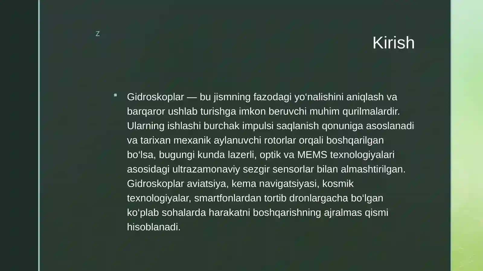 Gidroskoplar 3