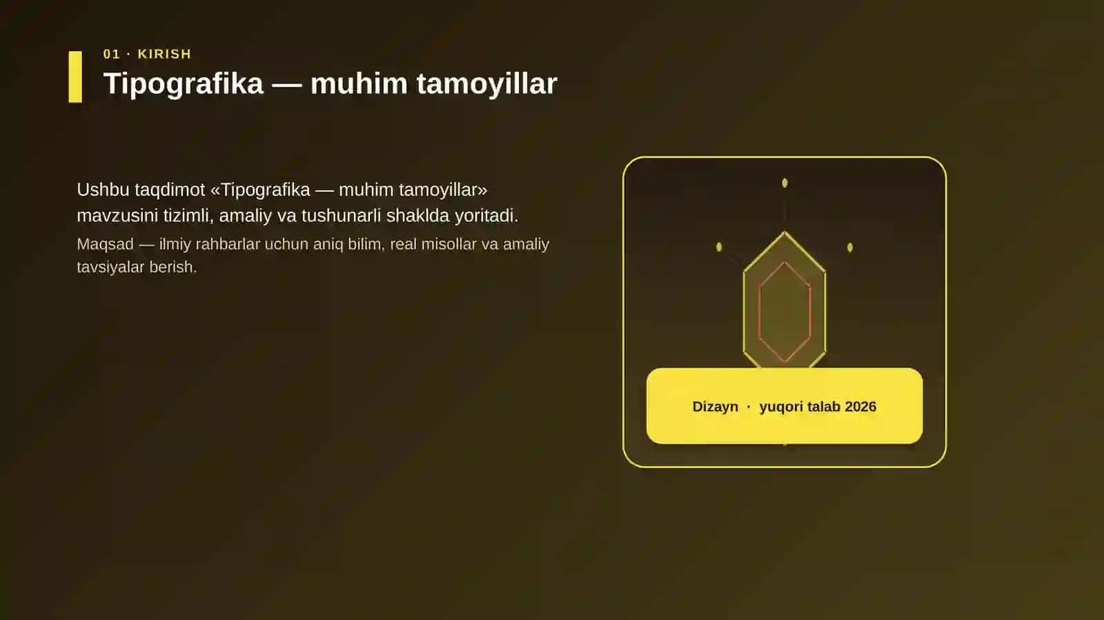 Tipografika — muhim tamoyillar 3