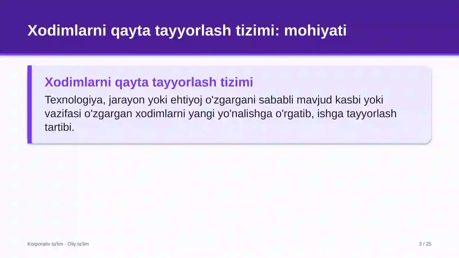 Developerlik kompaniyalarida xodimlarni qayta tayyorlash tizimi 3