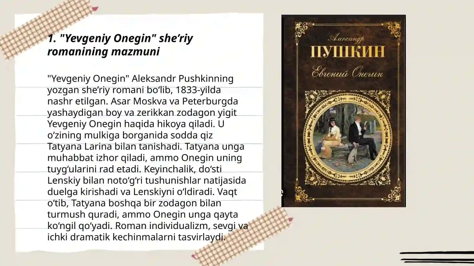 Yevgeniy Onegin 3