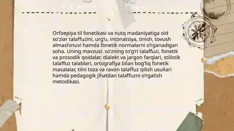 Orfoepiya haqida ma’lumot 3