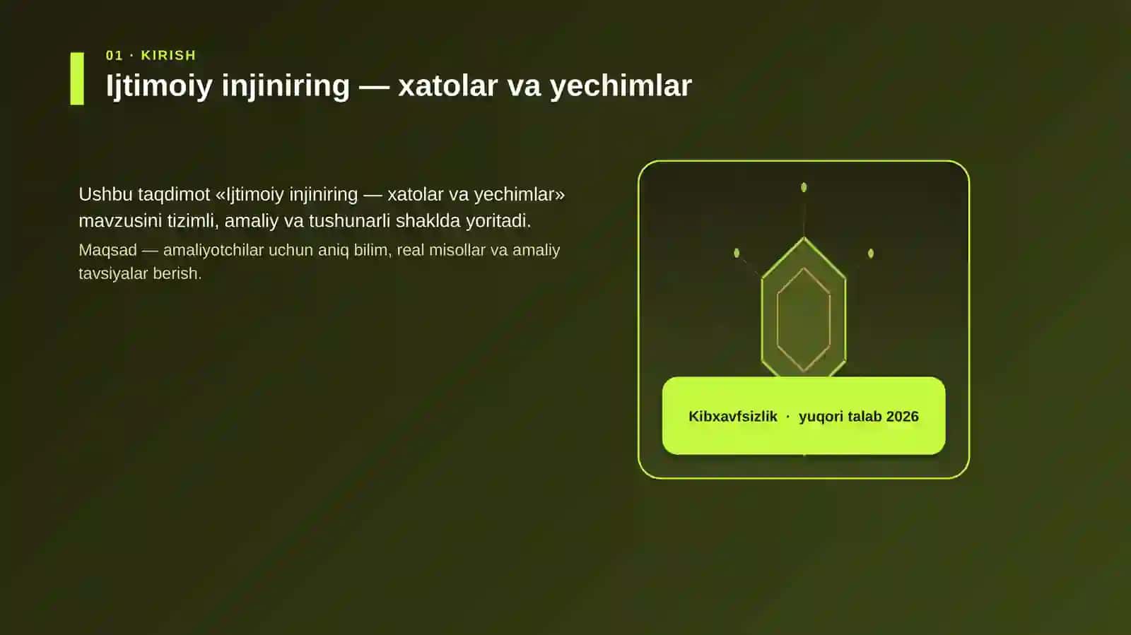 Ijtimoiy injiniring — xatolar va yechimlar 3