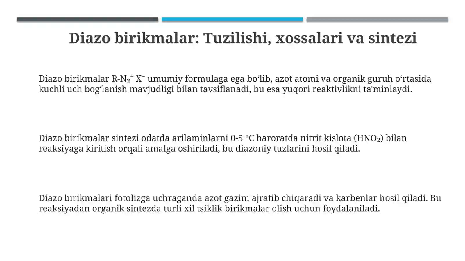 Diazo birikmalari 3