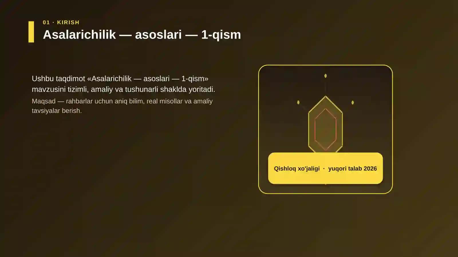 Asalarichilik — asoslari — 1-qism 3
