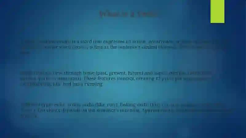 Understanding Verbs: The Foundation of Language 3