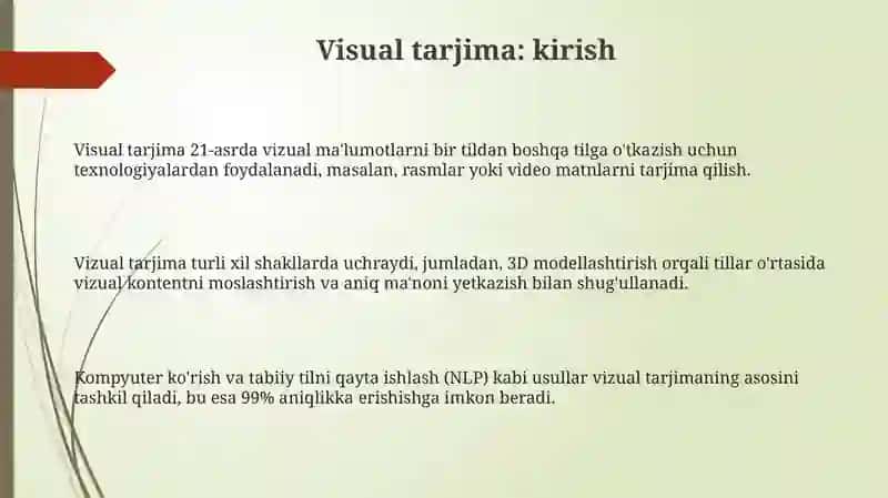 Visual tarjima 3