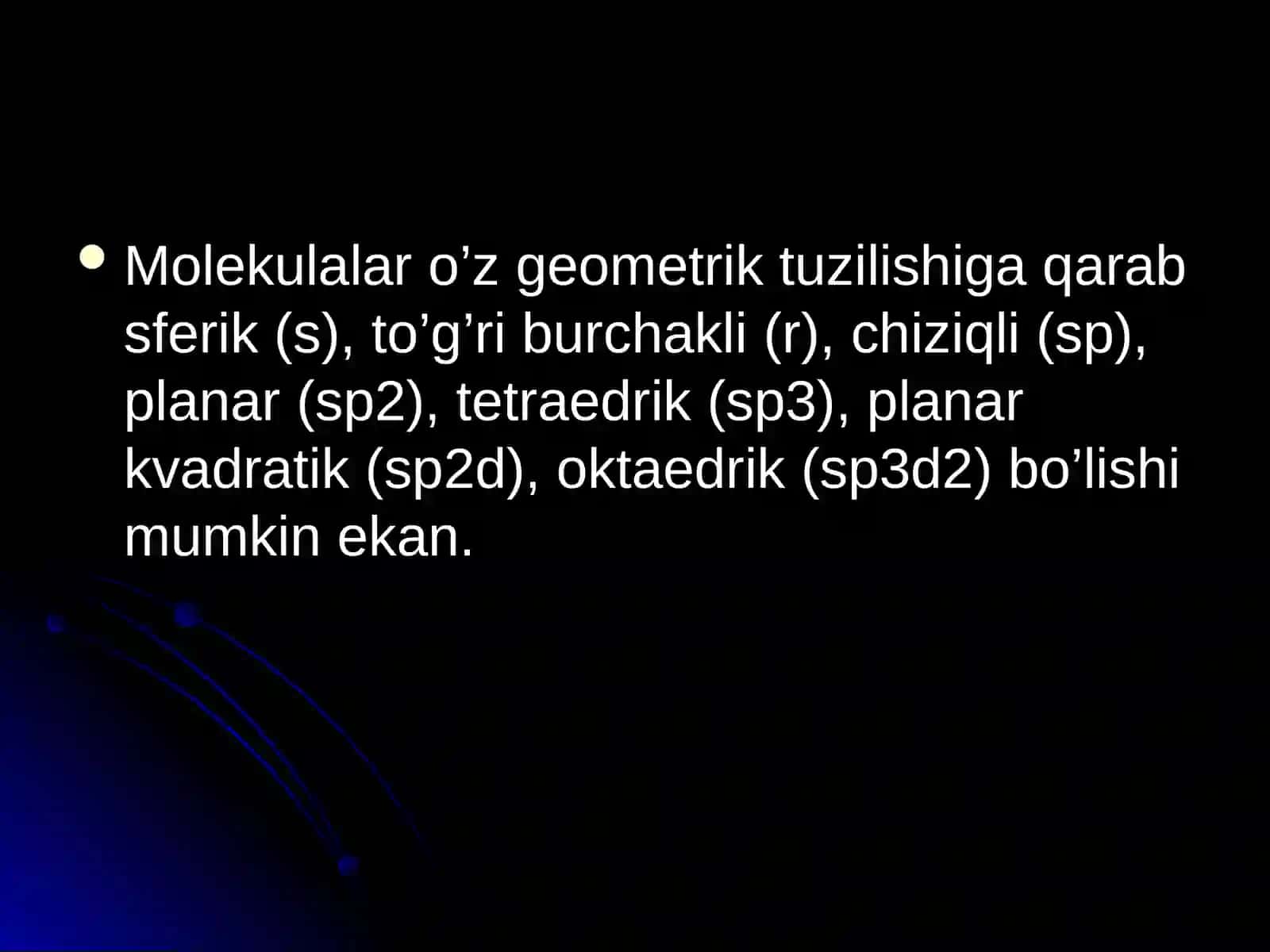 Atomorbitallarninggibridlanishi.Molekulyarorbitallarmetodi 3
