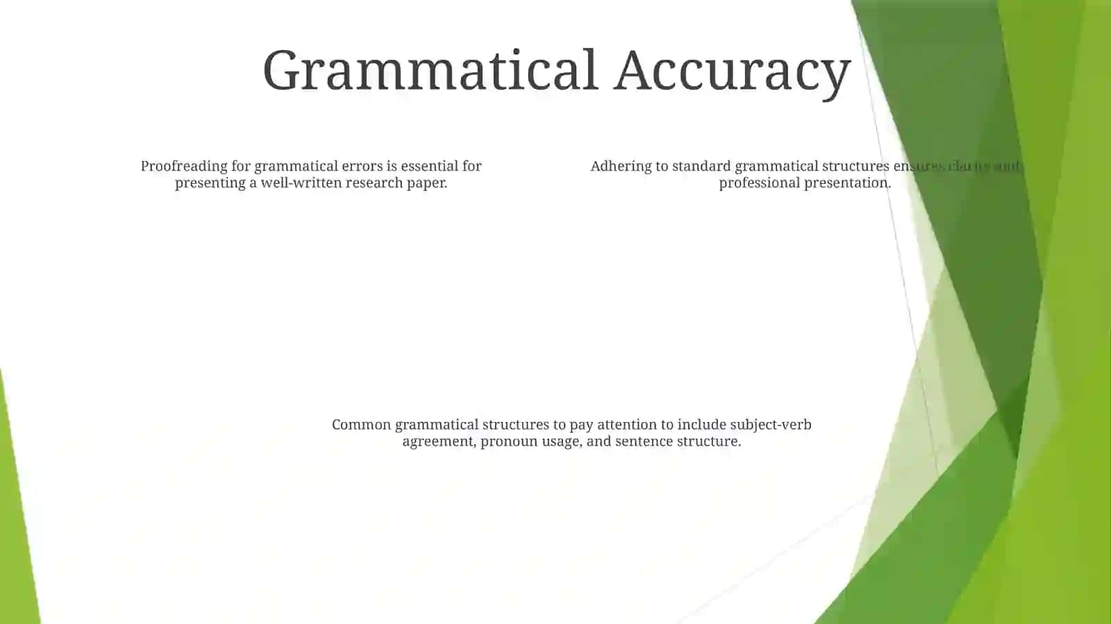 Considering Common Grammatical Structures In A Research Paper 3