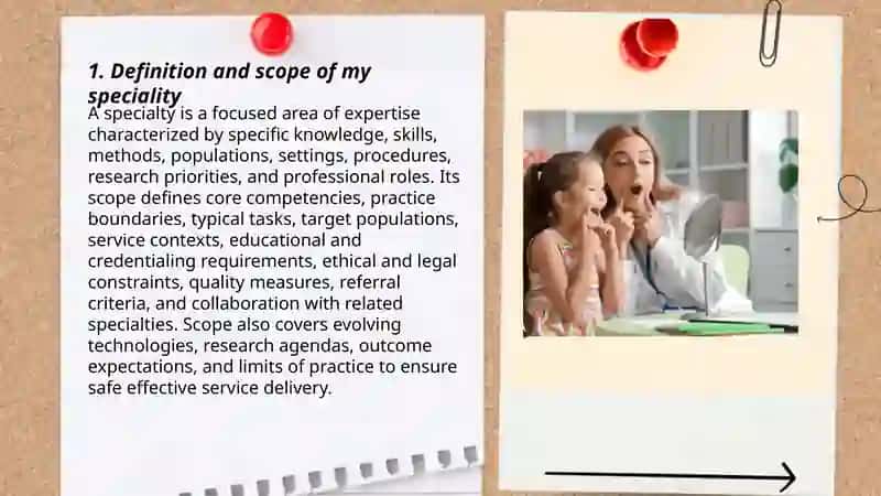 My speciality 3