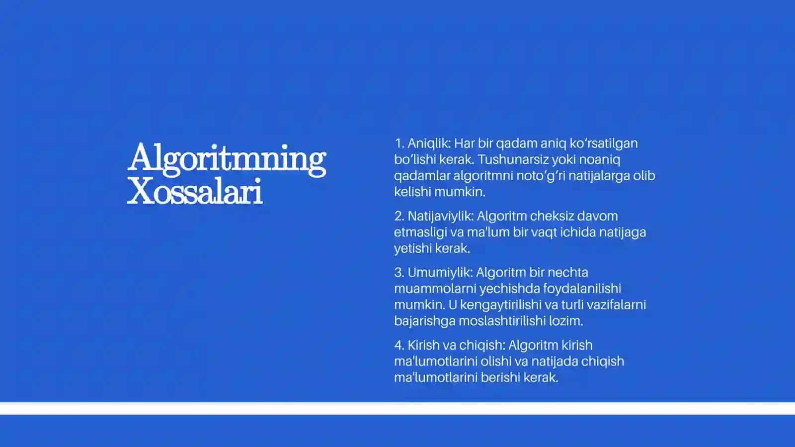 AlgoritmTushunchasivaUlarningFoydalanishi 3