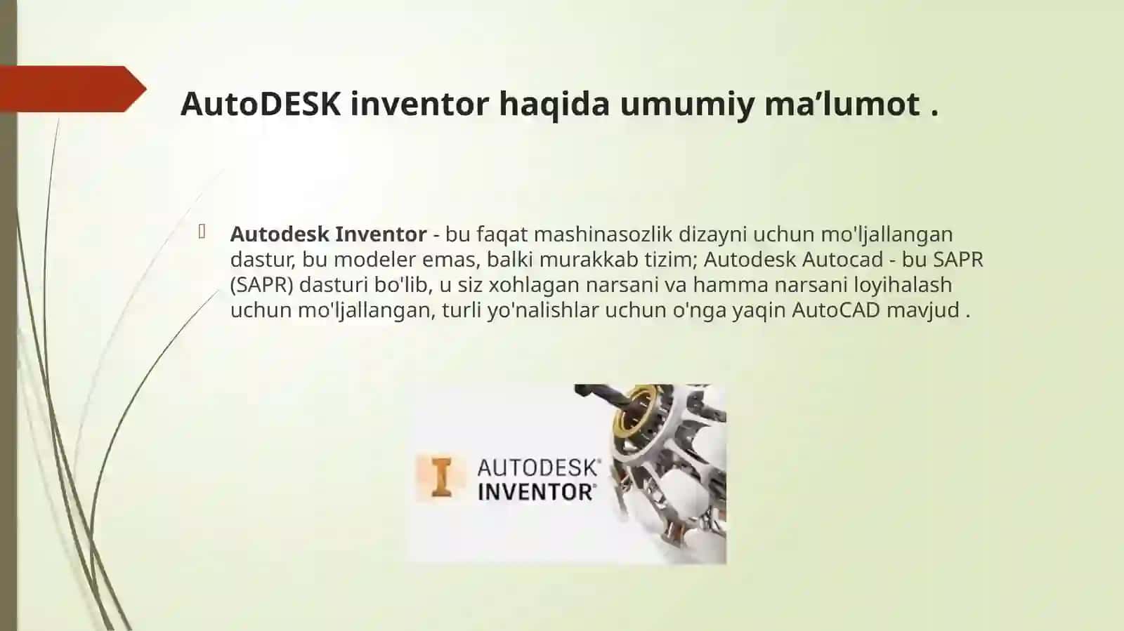 AutoDESK inventor 3