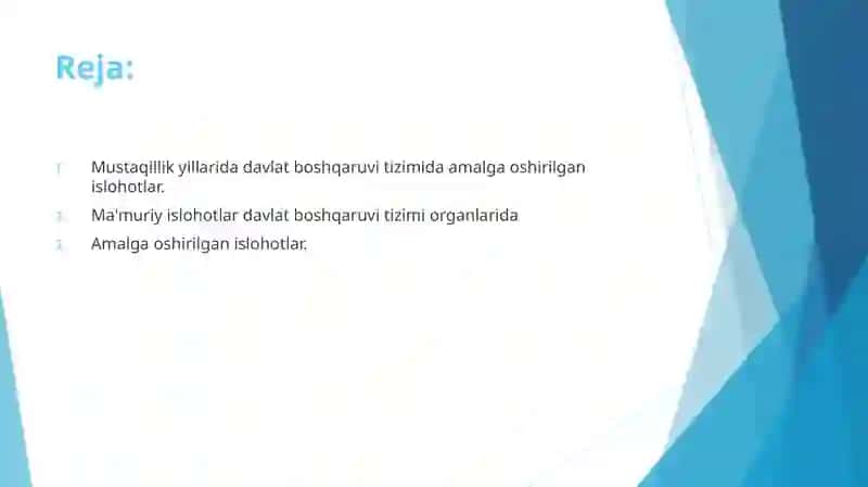 Davlat boshqaruv tizimi 3