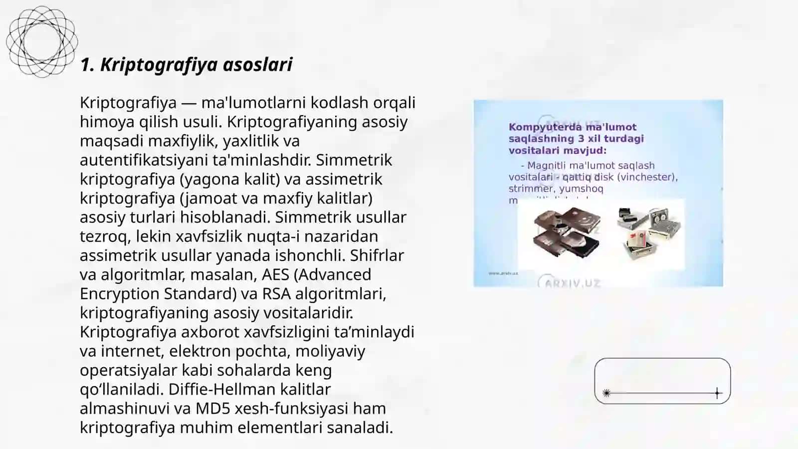 Kriptografiya asoslari 3