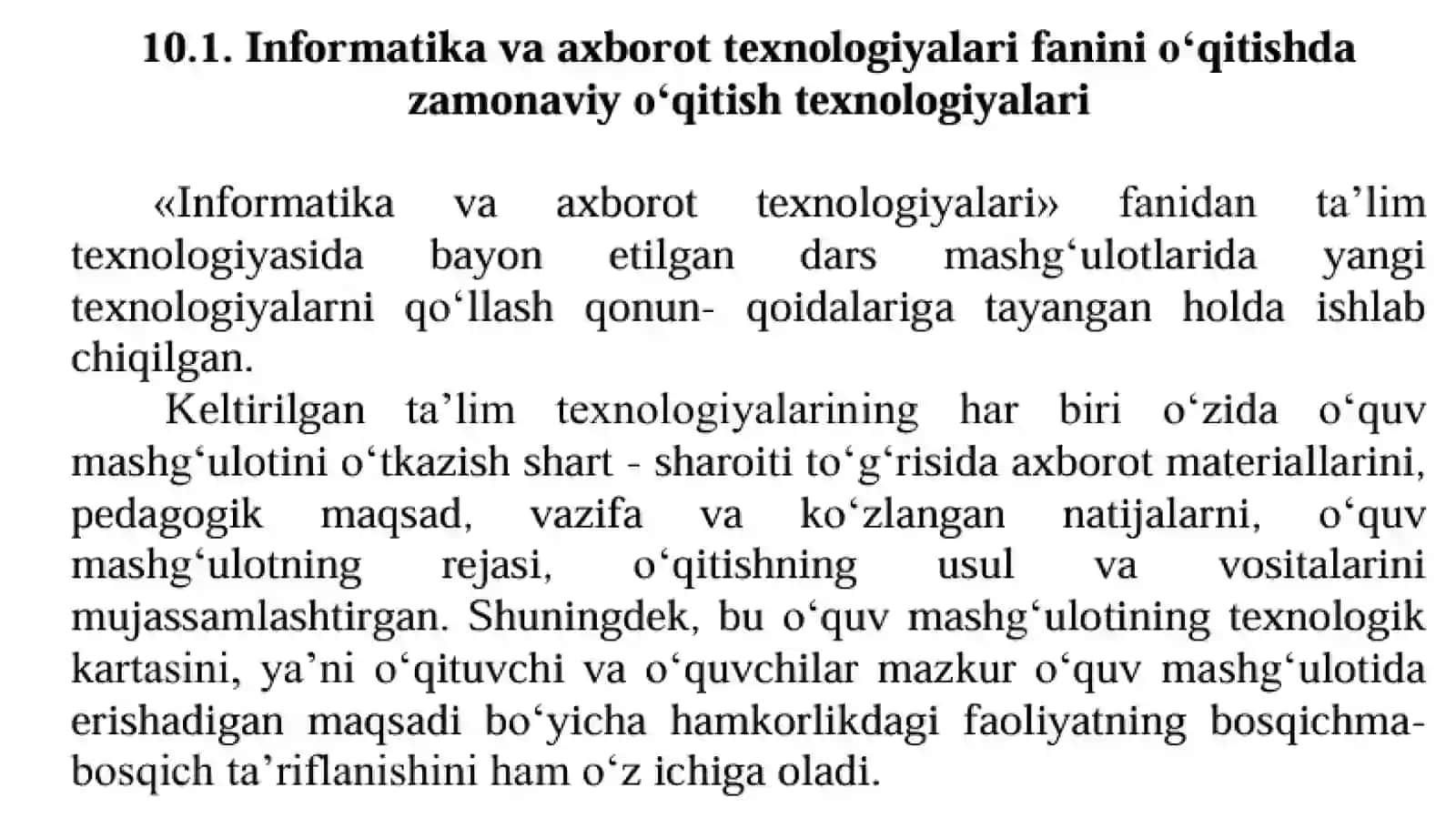 Informatika va axborot texnologiyalari fanini o‘qitishda zamonaviyo‘qitishtexnologiyalarivavositalari 3