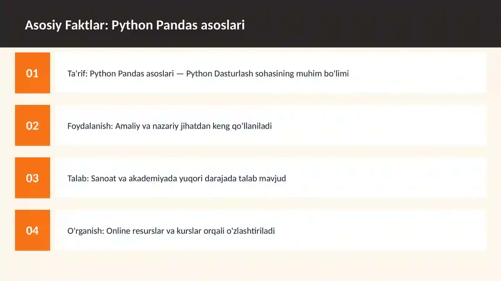DASTURLASH | PYTHON DASTURLASH 3