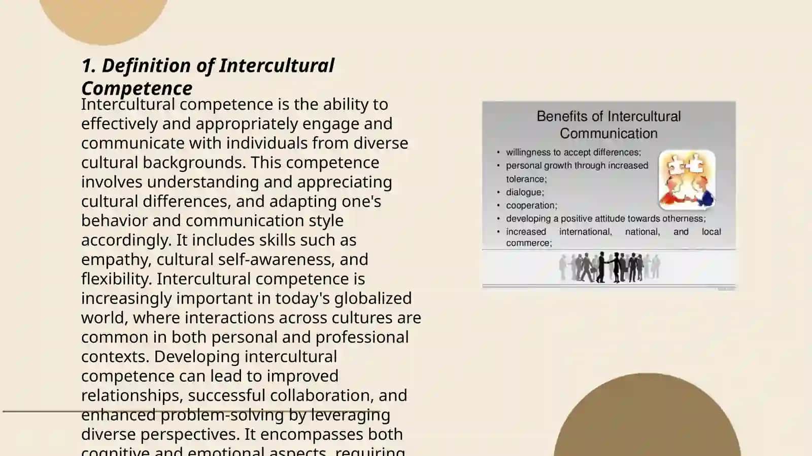 Intercultural competence 3