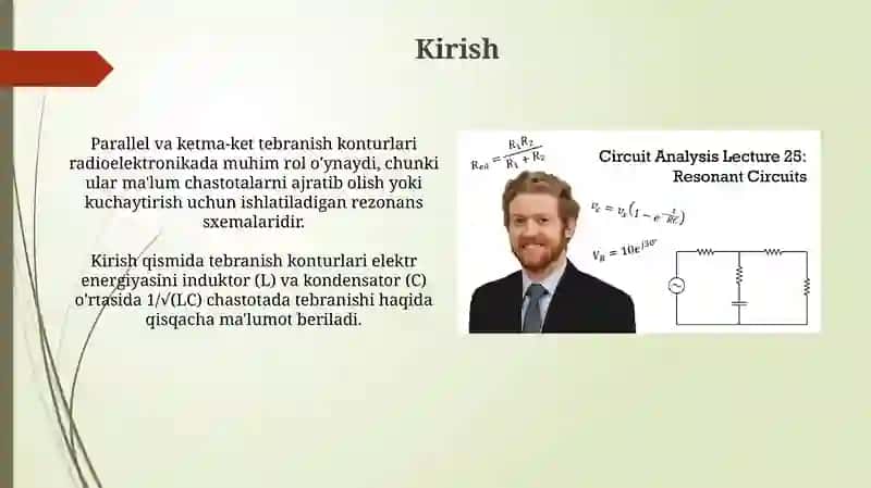 Parallel va ketma-ket tebranish konturlari 3
