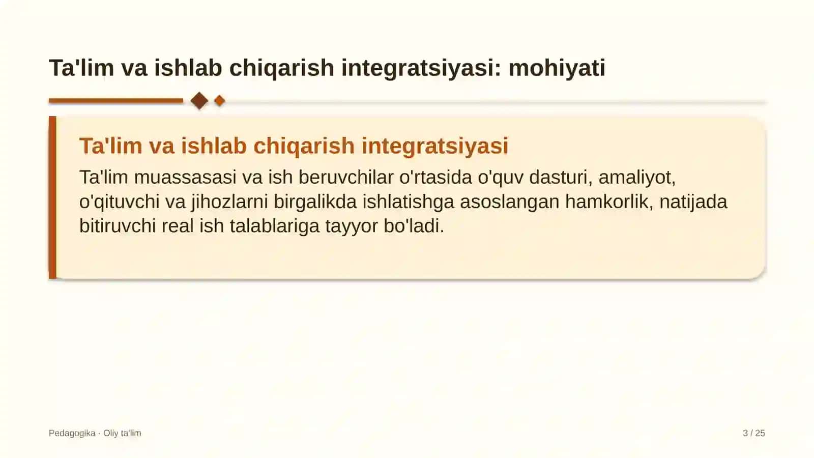 Buyurtmaxonalarda ta'lim va ishlab chiqarish integratsiyasi 3