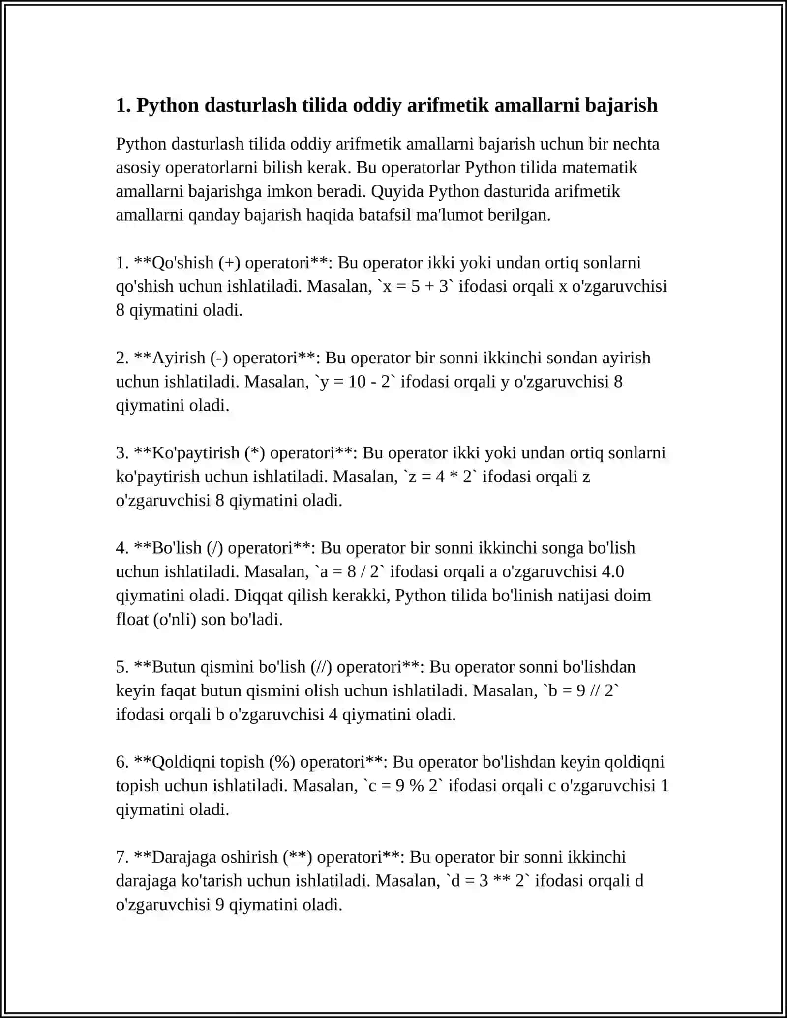 PYTHON DASTURLASH TILIDA SODA MASALALARNI DASTURLASH. PYTHON DASTURLASH TILIDA FOYDALANUVCHI GRAFIK INTERFESI BILAN ISHLASH 3