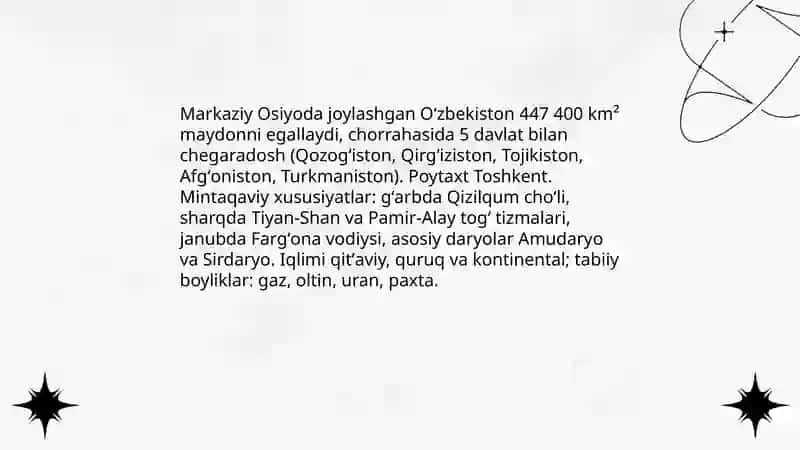 Mening vatanim O'zbekiston 3