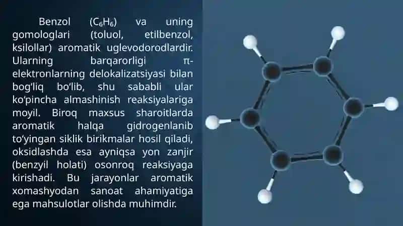 Benzol va uning gomologlari 3