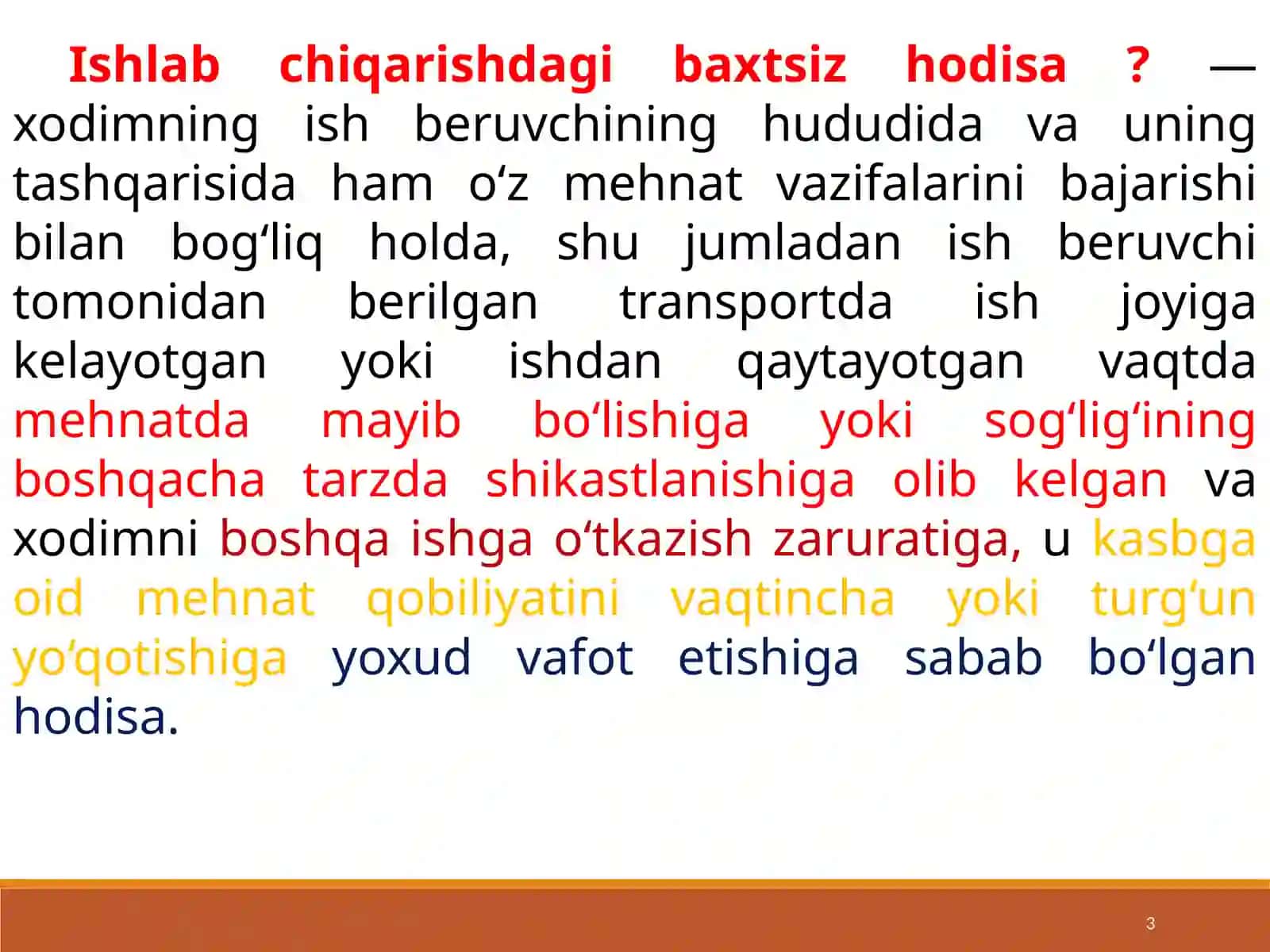 Birlamchi Tibbiy Yordam Ko'rsatish 3