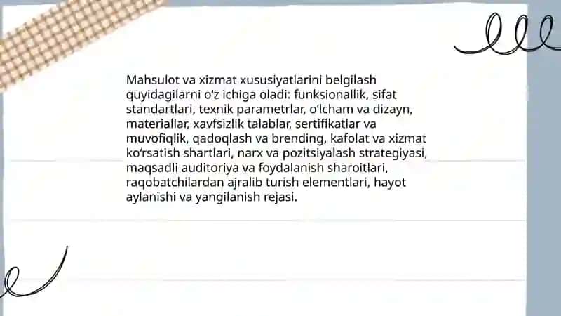 ALOHIDA TOVARLAR VA XIZMATLAR UCHUN QAROR QABUL QILISH 3