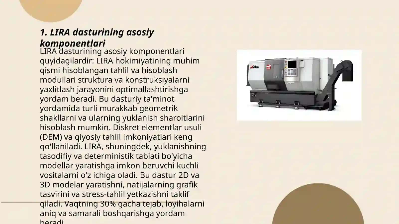 LIRA dastur majmuasining uskunalari 3