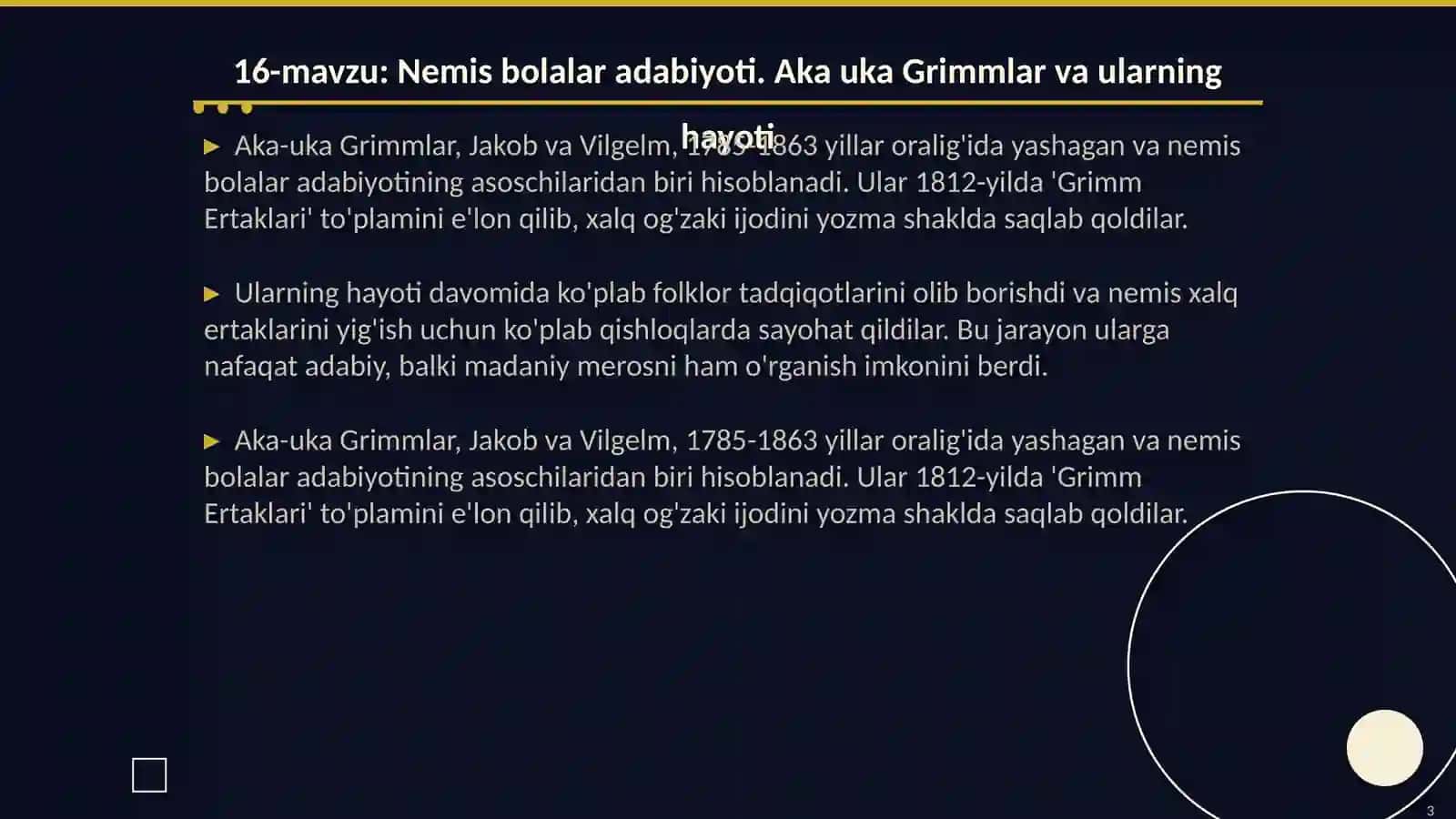 Nemis bolalar adabiyoti 3