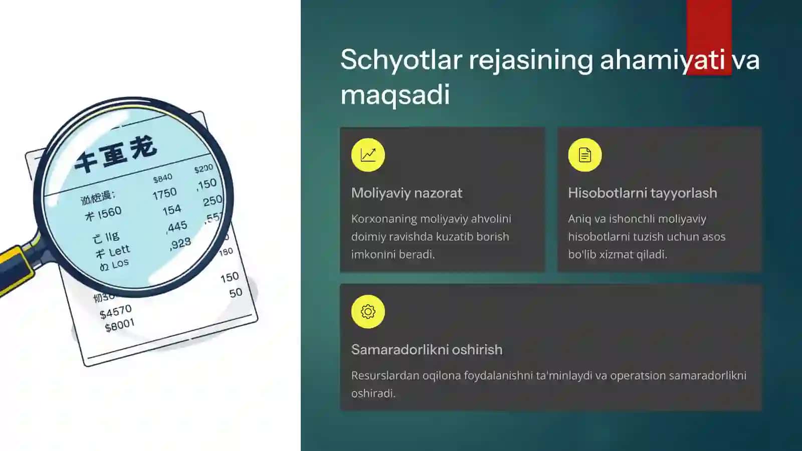 Buxgalteriya hisobi schyotlar rejasi 3