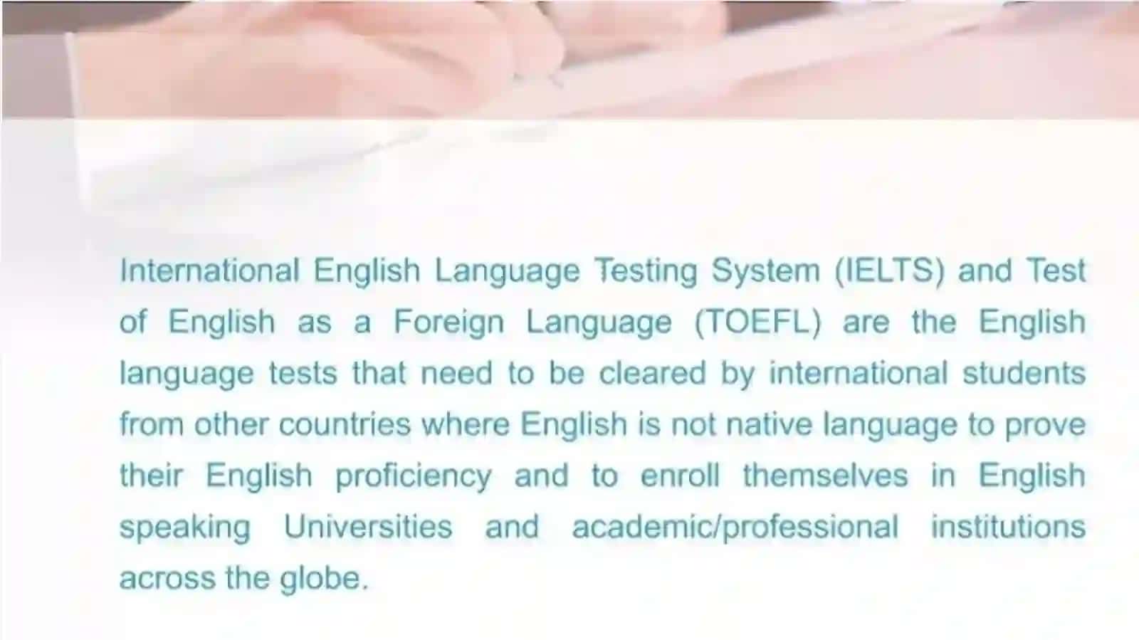 IELTS AND TOEFL 3