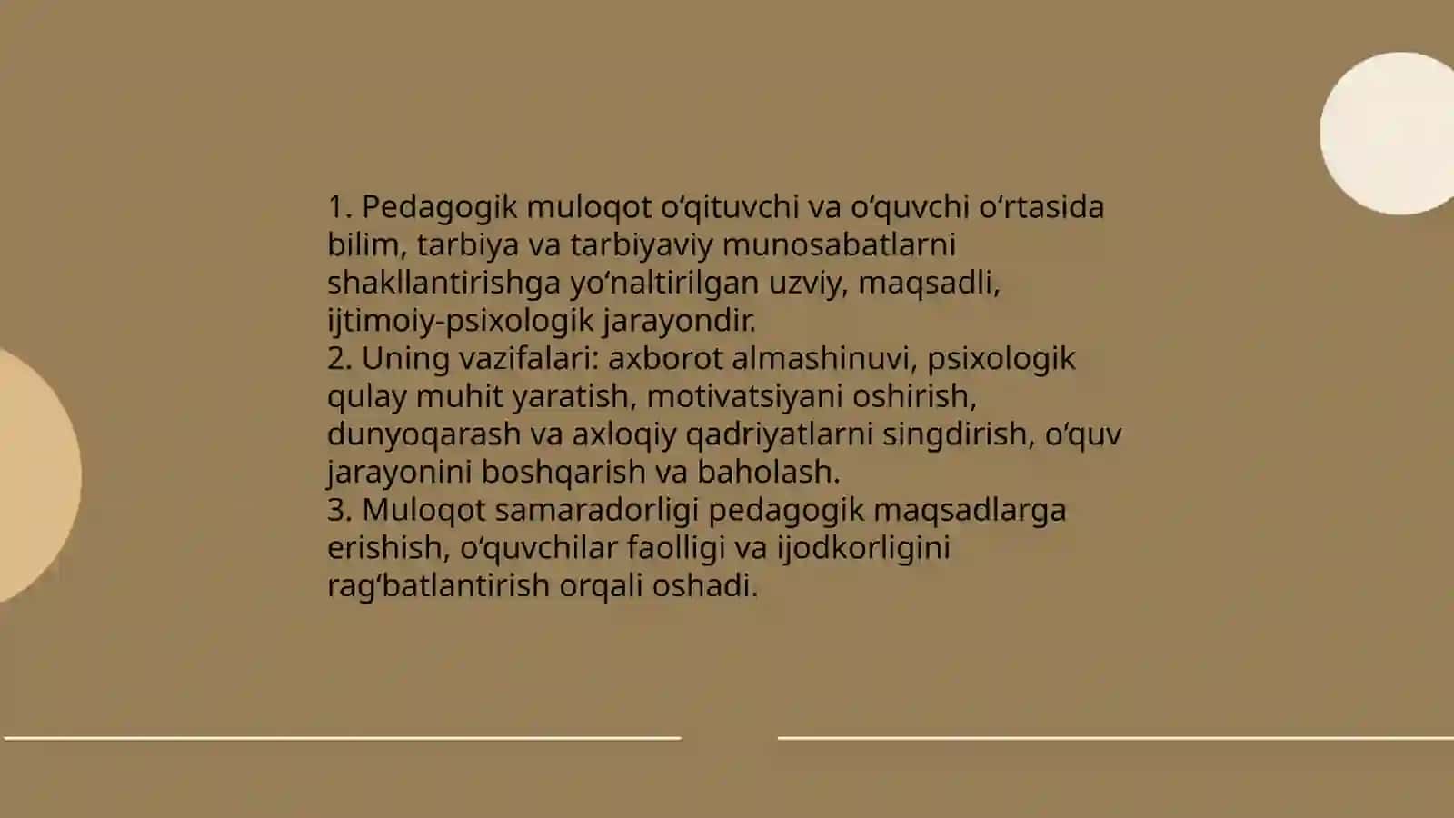 Pedagogik faoliyatda muloqot 3