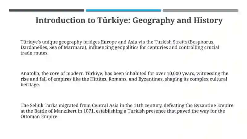 Presentation Theme: Turkiya 3