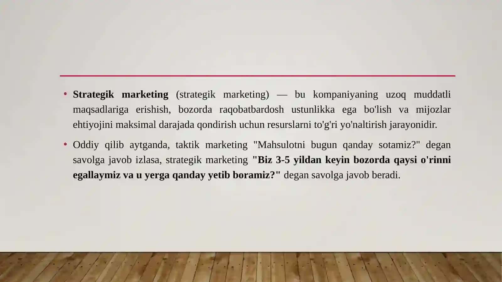 Strategik marketing 3