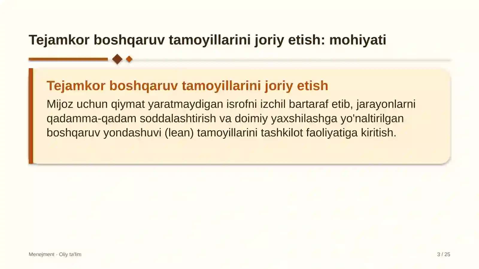 MENEJMENT · OLIY TA'LIM 3