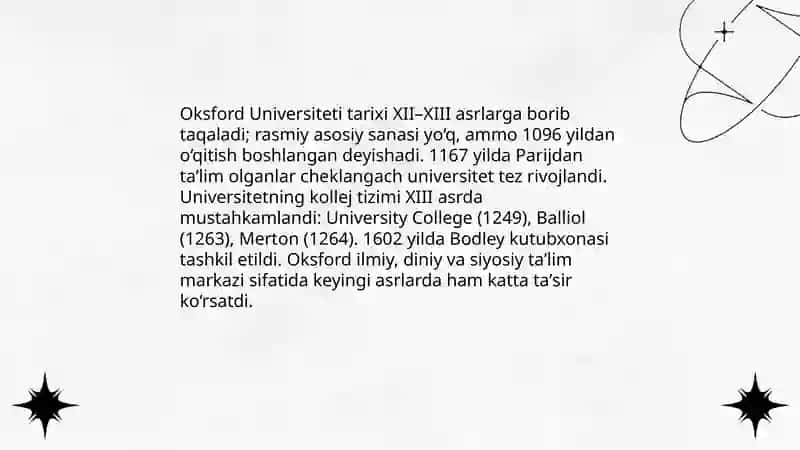 Oksford Universiteti tarixi 3